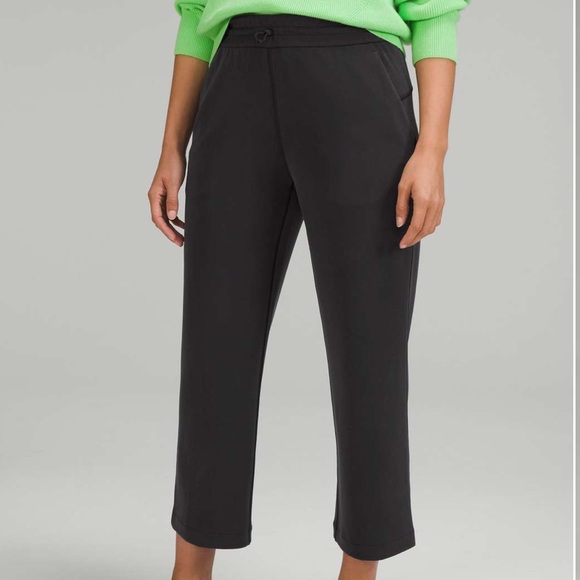 Lululemon Softstreme High-Rise Straight Leg Crop Black 24” Size 4 New With Tag - Picture 9 of 12